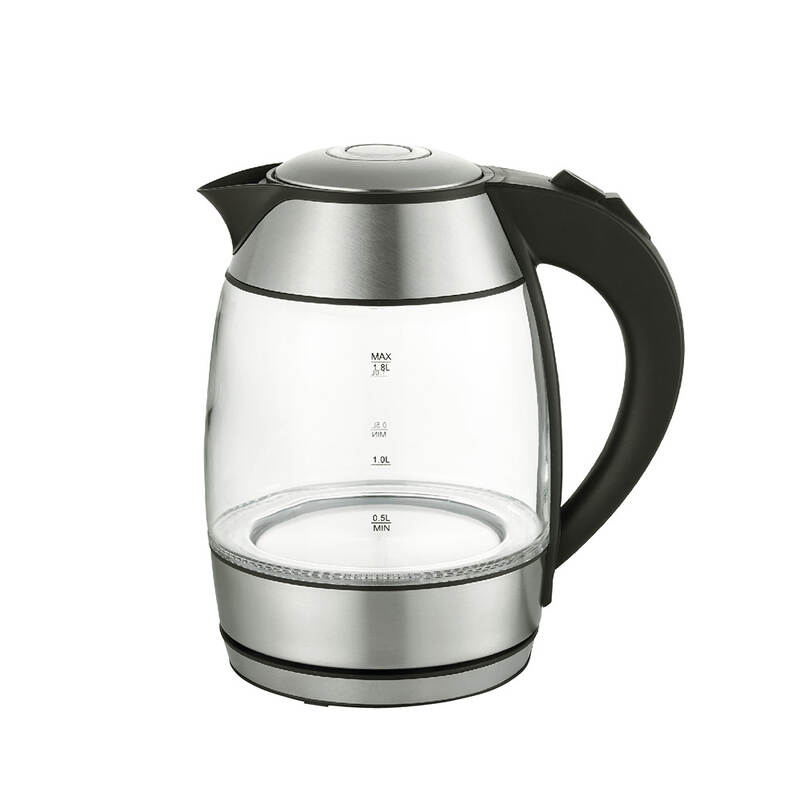 Ấm, Bình Điện Đun Nước Bằng Thủy Tinh 1.8L - 1850W, 1.13Kg - Màu Bạc - LocknLock - EJK418SLV, , large image number null